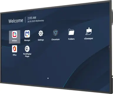 ViewSonic 65 in 4K Commercial Display, 500NITS, 5000:1, 8GB RAM/32GB Storage, Ops Slot, HDM, image 7