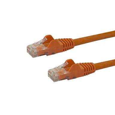 StarTech.com 100 ft Cat6 Ethernet Cable Orange PoE