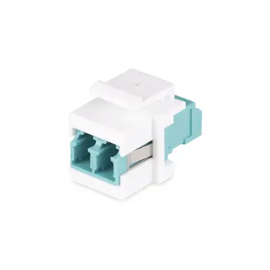 StarTech.com LC to LC Coupler, LC Fiber Coupler, LC/UPC Keystone Jack, Duplex Fiber Optic LC