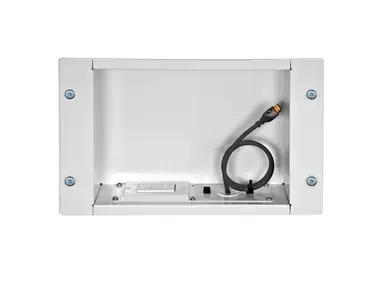Peerless Industries In-Wall Accessories Box - Epoxy - White - Position Horizontally OR Vertically to, image 6