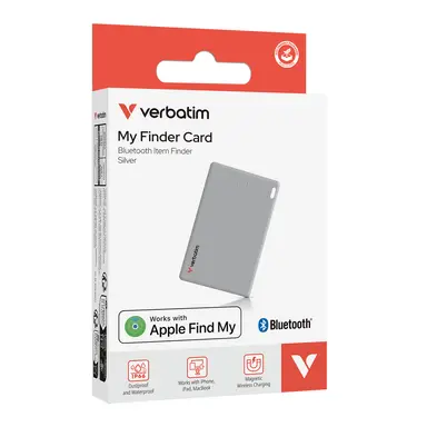 Verbatim Americas My Finder Card Bluetooth Item Finder 1PK Silver, image 8