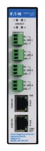 Eaton Tripp Lite Series 4-PORT Single-Pair Ethernet (SPE) Industrial Switch 10BA, image 4