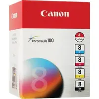 Canon Inkjet Cli 8 Color Ink Tank - (Black, Yellow, Cyan, Magenta) - for PRO9000, PRO9000 Mar, image 3
