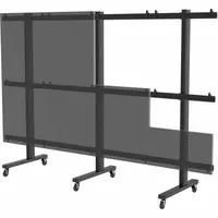 Peerless Industries Universal Dvled CART/TROLLEY for 27 Displays up to 610MM Wide IN A 6X6 Configu, image 3