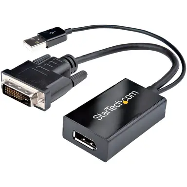 StarTech.com Use This DVI to DisplayPort Converter to Connect Your DVI Computer to a DP Monit