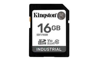 Kingston 16GB Sdhc Industrial -40C to 85C C10 Uhs-I U3 V30 A1 Pslc, image 4