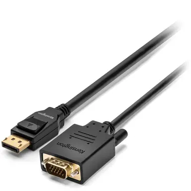 Kensington Computer Displayport 1.2 (M) to VGA (M) Passive Unidirectional Cable 6FT, image 4