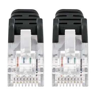 Intellinet Cat6a U/UTP Slim Network Patch Cable, 0.5 FT., Black, image 8