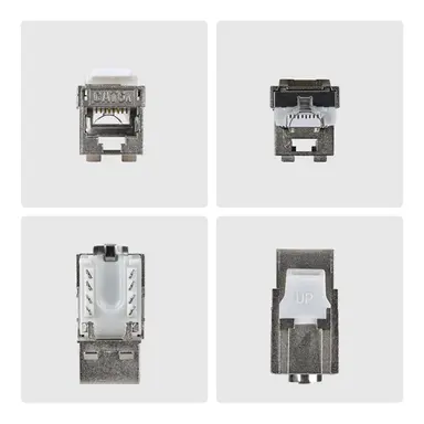 StarTech.com 10-Pack of Shielded Cat6a RJ45 STP Keystone Jacks Is Ideal for Patch Panels, image 6