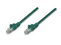 Intellinet Patch Cable Cat 5E UTP Green 0.5 ft Snagless Boot, image 3