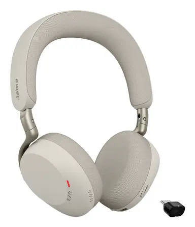 Jabra EVOLVE3 75 MS, LINK390C, Warm Gray - on-Ear - Wireless - 20 - 20000HZ