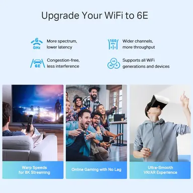 Omada Networks by TP Link AXE5400 Whole Home Mesh Wi-Fi 6E UNIT(TRI-BAND), image 8