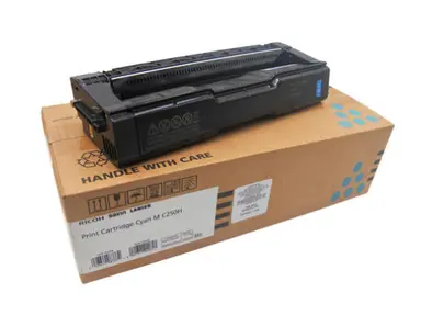 Ricoh MC250H Cyan High Yield Toner Cartridge for Use in C250FW PC301W Estimated