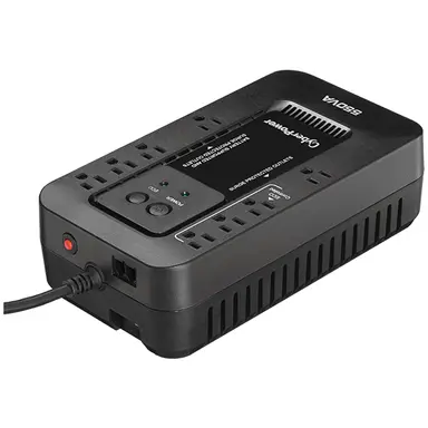 CyberPower Systems (USA) Eco (8) 5-15R Outlets 5 ft Cord 5-15P Plug 15A Green RJ11 3-Year Warranty