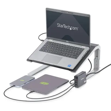 StarTech.com 72W USB Charging Station W/ 1X USB-C PD 3.0 (60W) and 3X USB-a BC 1.2 (12W) Fast, image 7
