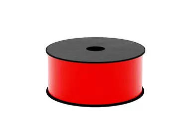 Brother International Corporat 2 in Wide TT Continuous Vinyl Red Label (Use BMSLPR02 Ink Ribbon), 2.4MIL, 10+ YE