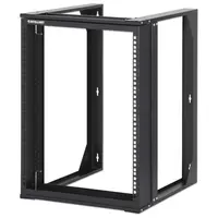 Intellinet 19 In. Wall Mount 2-Post Open Frame Network Rack, 12U, image 3