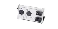 APC BY Schneider Electric Power Backplate - Black - 2 X Power Nema L6-30 - Female