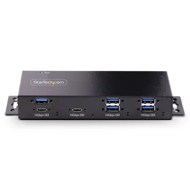 StarTech.com 7-Port Industrial USB 10GBPS Hub with Power Adapter, Metal, Mountable, 5X USB-a, image 7