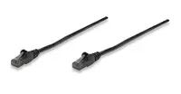 Intellinet Patch Cable Cat6 Black 0.5 ft Snagless Boot, image 3
