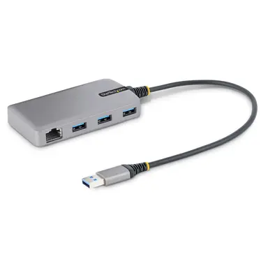 Portable USB Expansion Hub W/GB Ethernet RJ45 (wol/Jumbo Frames/V-LAN Tagging) F