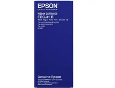 Epson Print Black Erc Ribbons - Epson ERC31B: Ribbon Cartridge TM-H5000/II -U930/, image 4