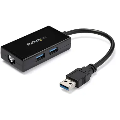 StarTech.com Add Gigabit Ethernet Connectivity and Two USB 3.0 Ports to Your Laptop or Tablet