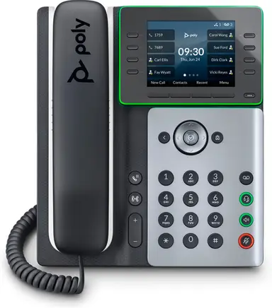 HP Poly Edge E300 IP Phone and Poe-Enabled with Power Supply US, image 4