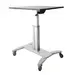 StarTech.com Sit-Stand Cart Is Easily Movable; Stable Base with Lockable Wheels - Mobile Stan, image 5