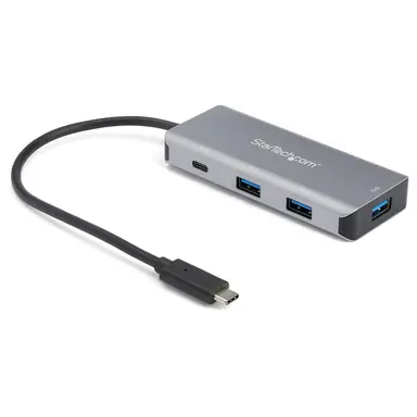 StarTech.com Portable 4-Port USB-C Hub - USB Type-C Host Laptop to 1X USB-C & 3X USB-a - USB