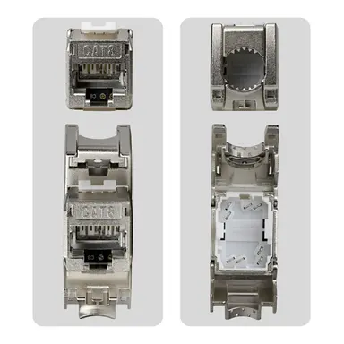 StarTech.com 6-Pack of Shielded Cat8 RJ45 STP Keystone Jacks Is Ideal for Patch Panels, image 7