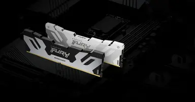 Kingston 32GB 6400MT/S DDR5 CL32 DIMM Fury Renegade White XMP, image 7