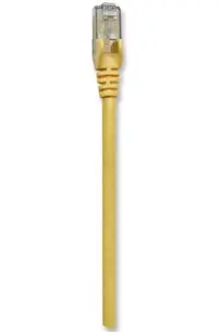 Intellinet Patch Cable Cat6 UTP Yellow 1 ft Snagless Boot