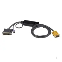 APC by Schneider Electric Keyboard / Video / Mouse (KVM) Cable - 8 Pin Mini-Din, 13W3 (M) - HD-15 (M) - 12, image 3