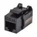 Intellinet Fastpunch Cat6a Keystone Jack UTP, Black, image 5