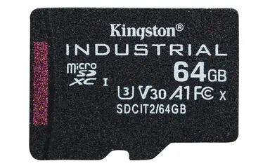 Kingston 64GB Microsdxc Industrial C10 A1 Pslc Card Single Pack W/O Adapter, image 4