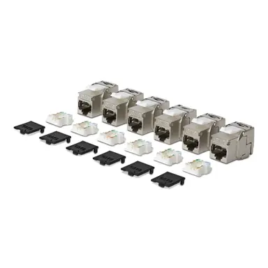 StarTech.com 6-Pack of Shielded Cat8 RJ45 STP Keystone Jacks Is Ideal for Patch Panels, image 8