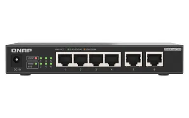 QNAP Desktop Unmanaged Switch, 4-Port 2.5GBPS Auto Negotiatio, image 4