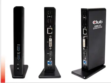 Club 3D B.V USB GEN1 Type A Dual Display Docking Station