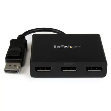 StarTech.com 3-Port DisplayPort Multi-Monitor Adapter Drives 2X 4K 30HZ + 1X 1080P 60HZ DP DI