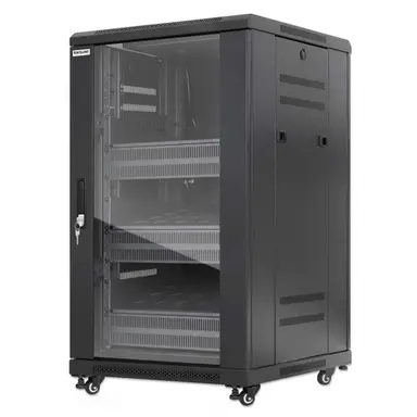 Intellinet Pro Line Network Cabinet with Integrated Fans, 18U, image 4