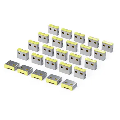 StarTech.com Replace or Expand Existing USB-a Port Blocker Deployments with a 25-Pack of USB