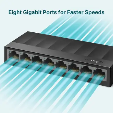 Omada Networks by TP Link 8-Port Gigabit Desktop Switch, image 7