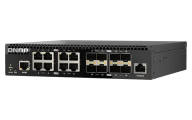 QNAP Half-Rackmount Switch Layer 2 16-Port Managed Switch, 8, image 8