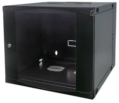 Intellinet 15U Double-Sectioned 19 in Wallmount Cabinet, Fully Assembled, Tempere, image 4