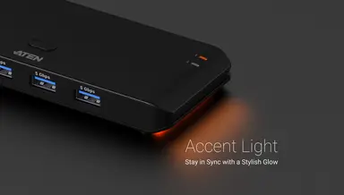 Aten Essentials 2 X 4 USB 3.2 GEN1 Sharing Switch, image 8