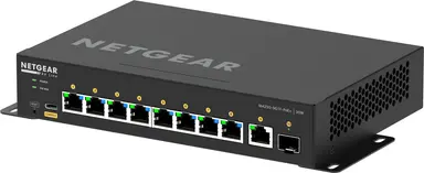 NETGEAR Switch - - Desktop -8-PORT 10/100/1000BASE-T (RJ45) PoE+ with 1, image 6