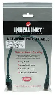 Intellinet Patch Cable Cat6 UTP Green 1 ft Snagless Boot, image 7