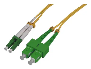Intellinet 1 M LC to SC APC Fiber Optic Patch Cable, 2.0 MM, Duplex, Ofnr, Singlemode Bif, image 6