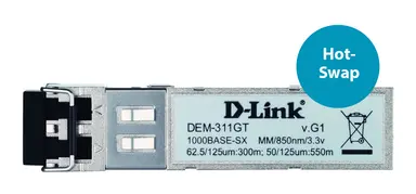 D-Link Systems D-Link 1000BASE-SX Multimode SFP Optical Transceiver, 0 to 70C, image 7